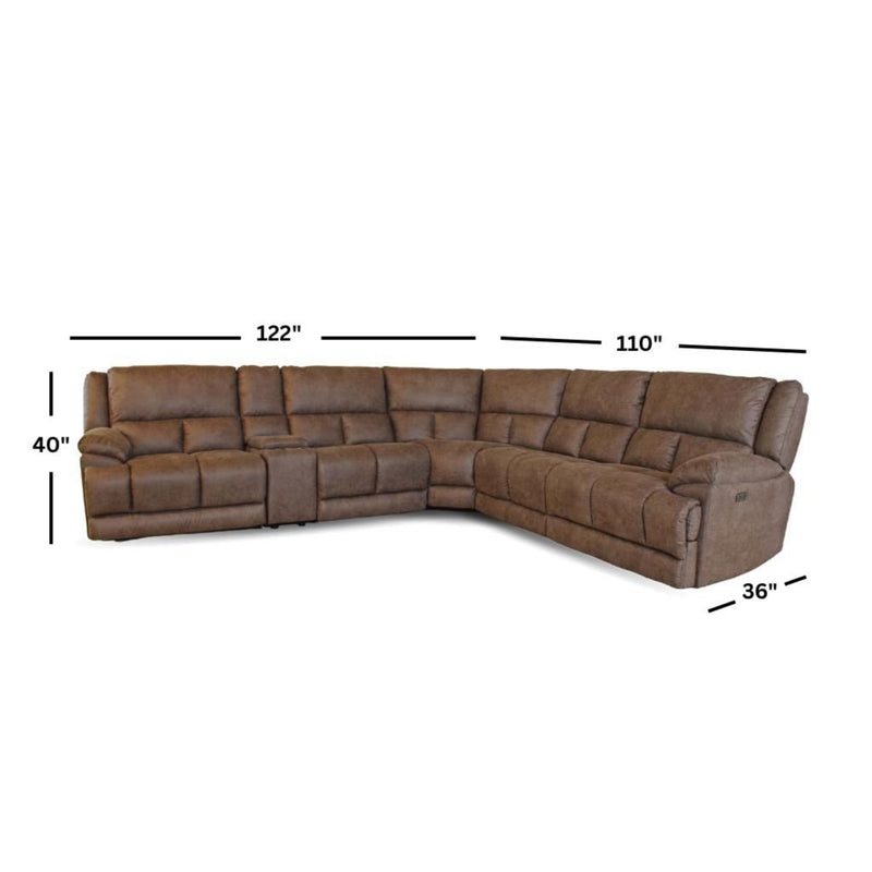 Theo Six Piece Power Sectional