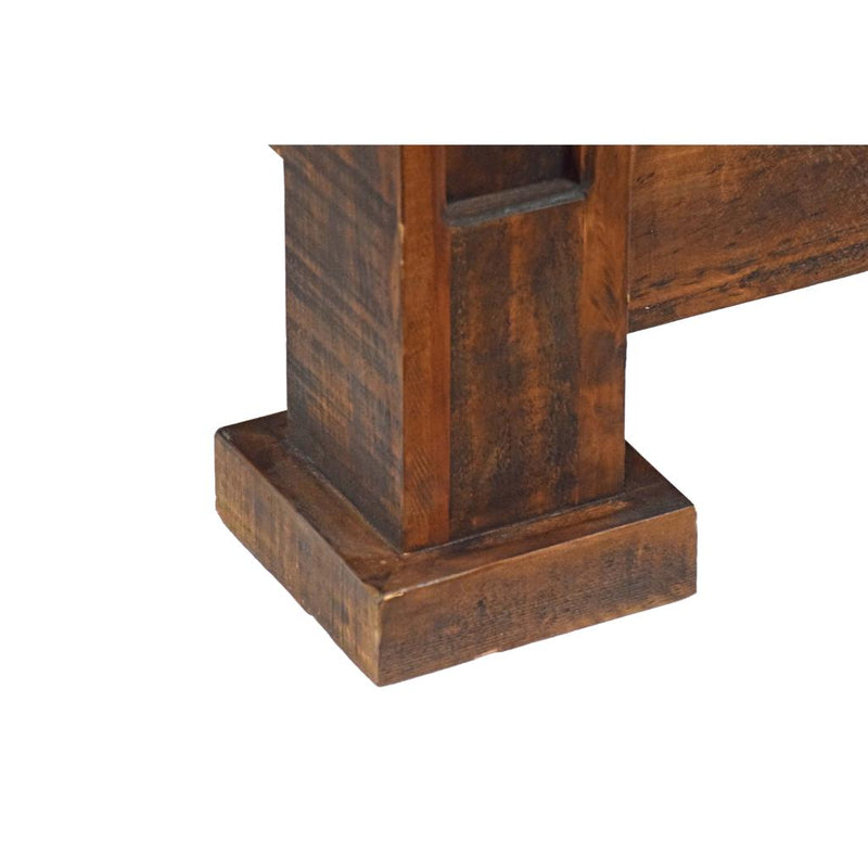 Dark Distressed Bonanza King Bed