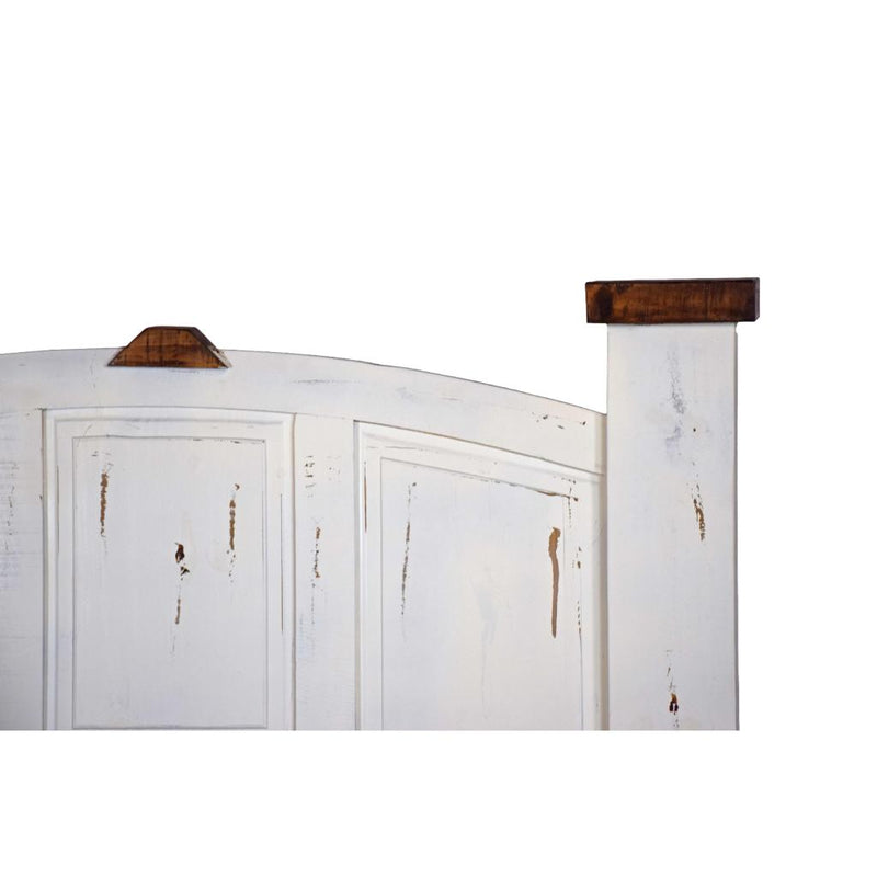 Antique White Mansion Queen Bed