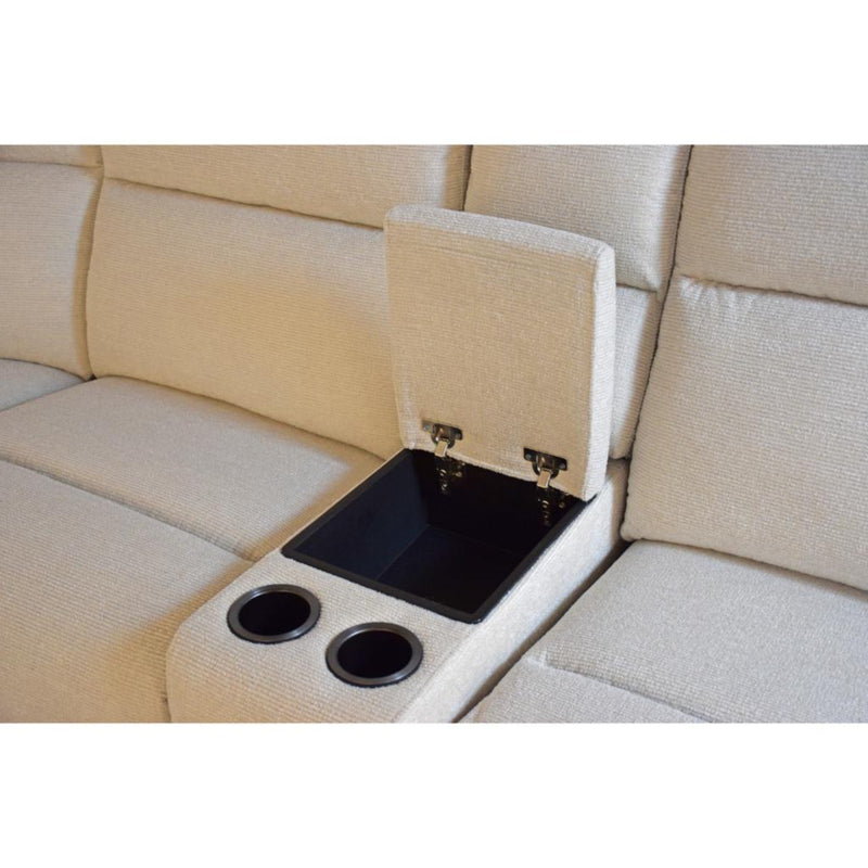 FREE Hyde Park Glider Recliner in Cloud with Purchase of Hyde Park 6 Pc Sectional in Cloud