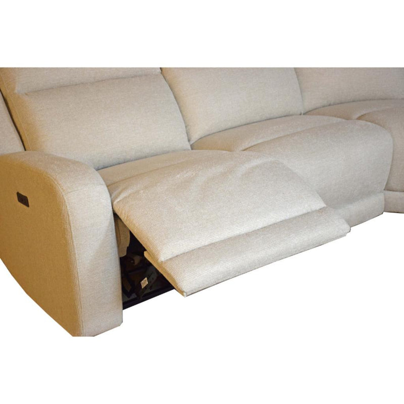 Hyde Park 6 Pc Power Reclining Sectional Cloud