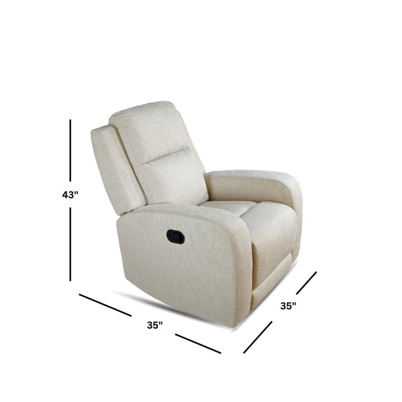 Hyde Park Glider Recliner Cloud