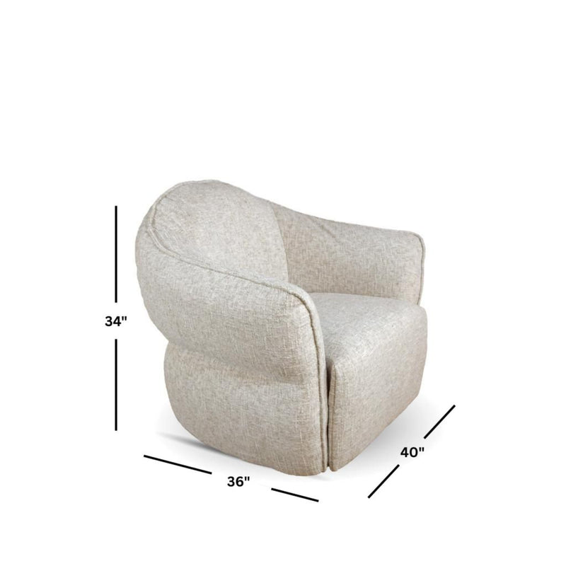 Rani Swivel Chair Arctic