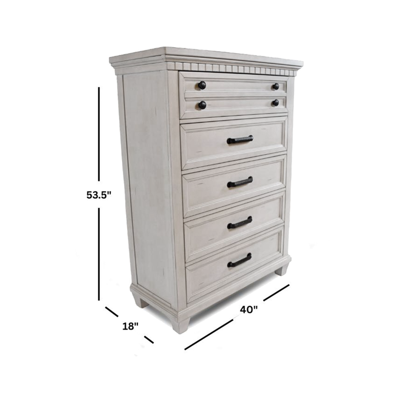 McCoy Antique White Chest