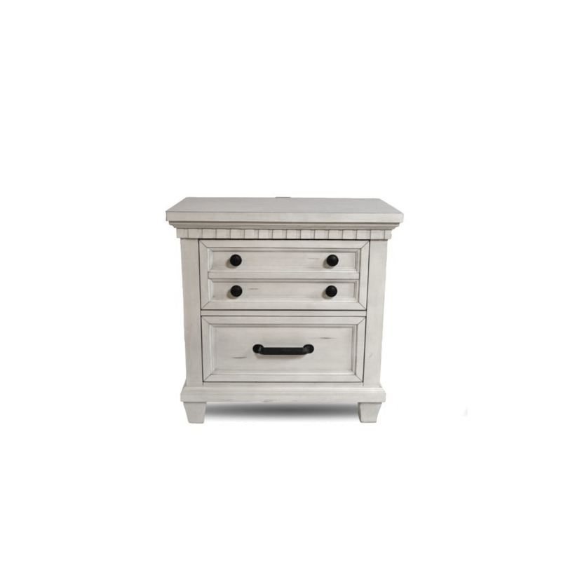 McCoy Antique White Nightstand
