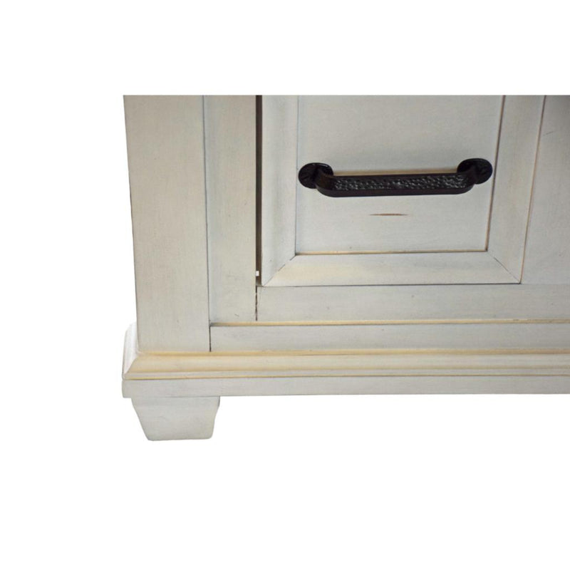 McCoy Antique White Queen Storage Bed