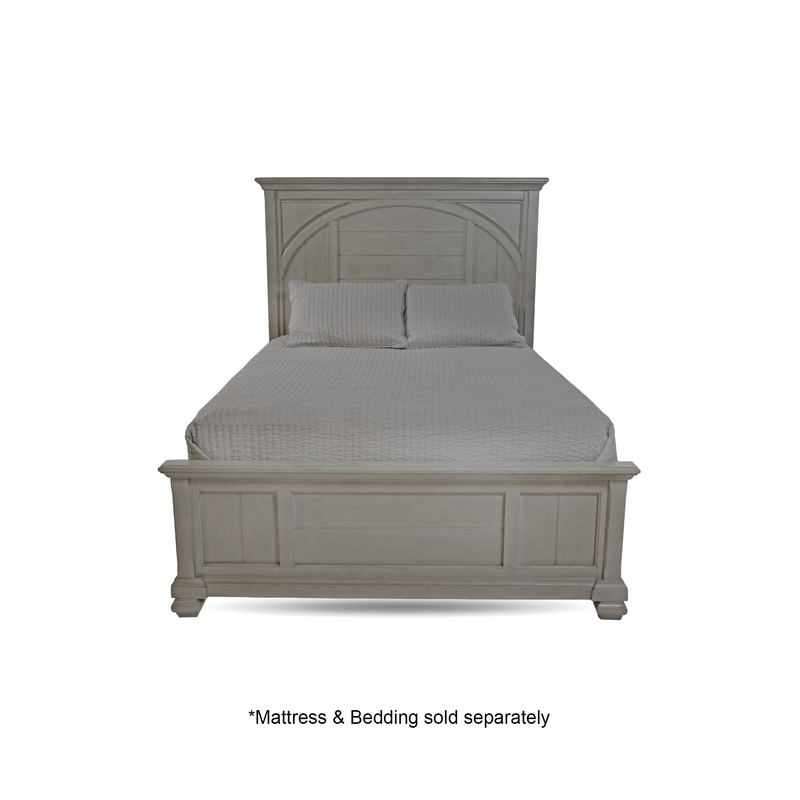 Farrin Grey King Panel Bed