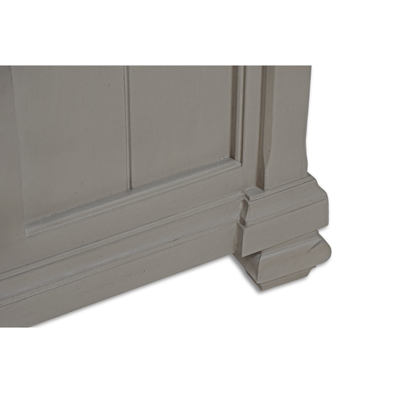 Farrin Grey King Panel Bed