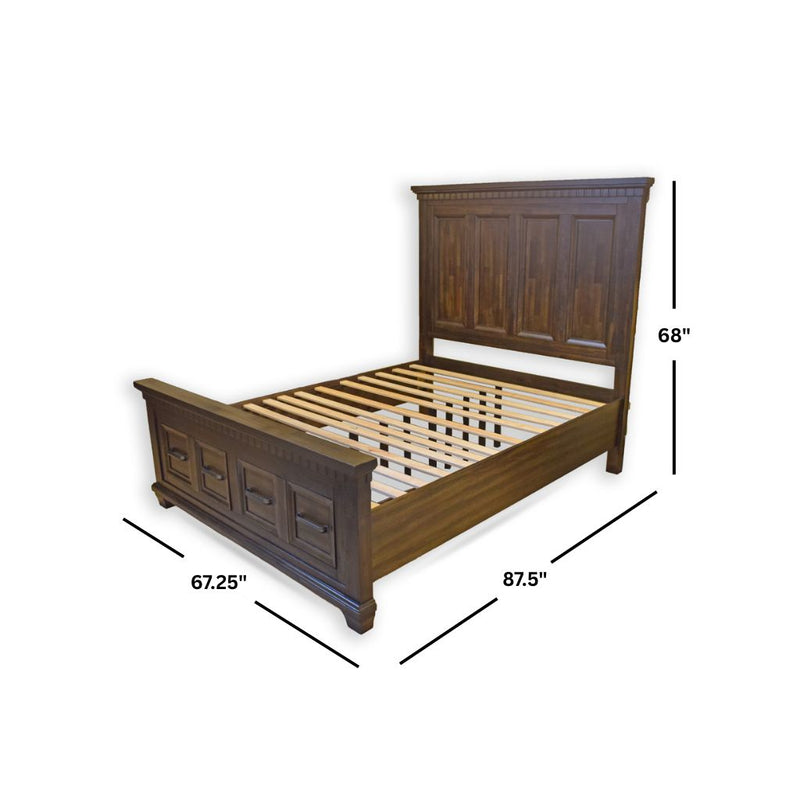 McCoy Charcoal Queen Storage Bed