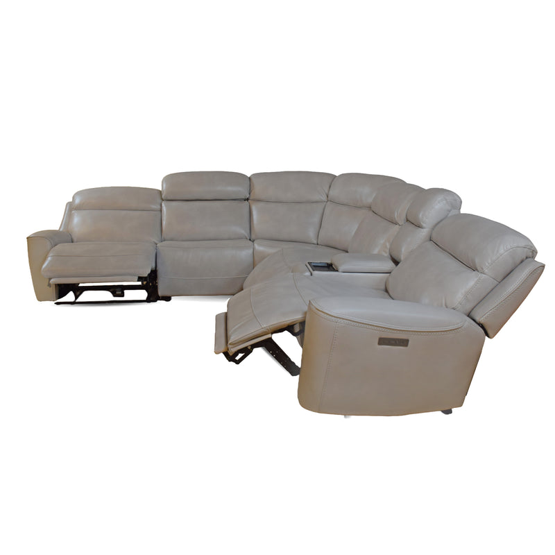 Bolero Fog Zero Gravity 6PC Power Reclining Sectional