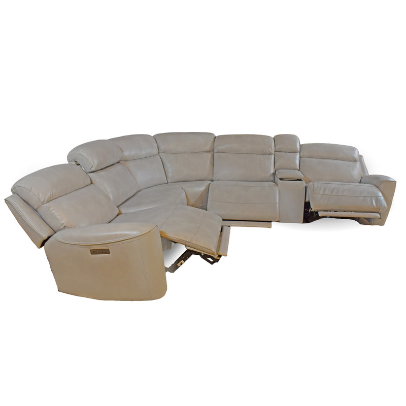 Bolero Fog Zero Gravity 6PC Power Reclining Sectional