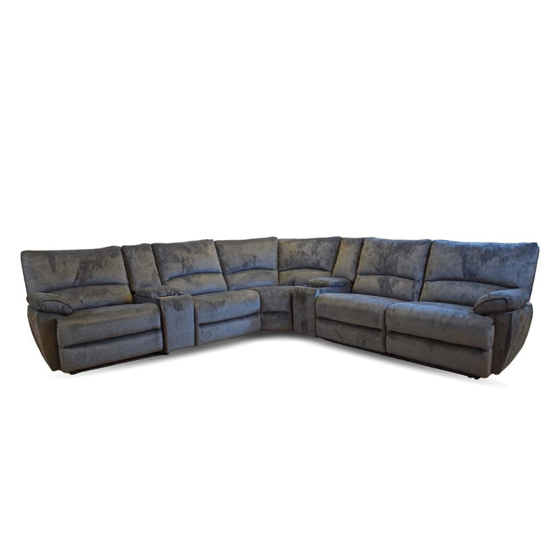 Polo Club 7Pc Power Sectional