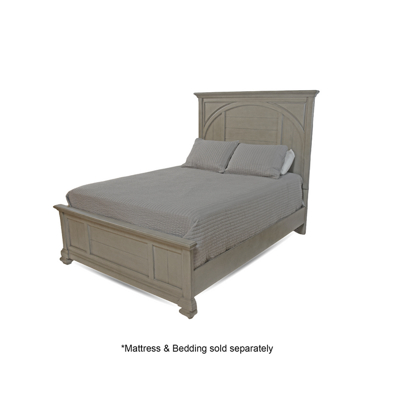 Farrin Grey King Panel Bed