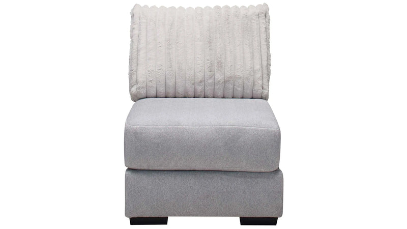 FREE Armless Chair & Ottoman with purchase of the Mondo Tweed 3 Pc Sectional