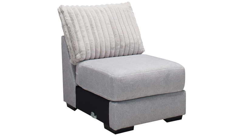 FREE Armless Chair & Ottoman with purchase of the Mondo Tweed 3 Pc Sectional