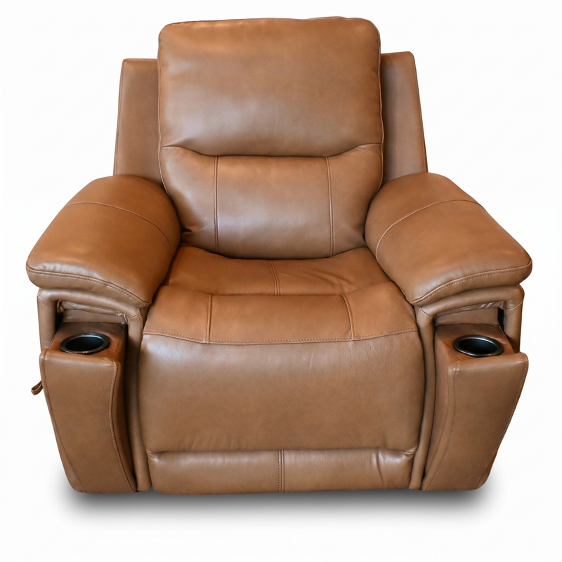Genova Earth Leather Power Recliner