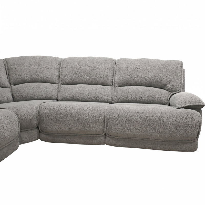 Fluffy Fossil Power Reclining Sectional