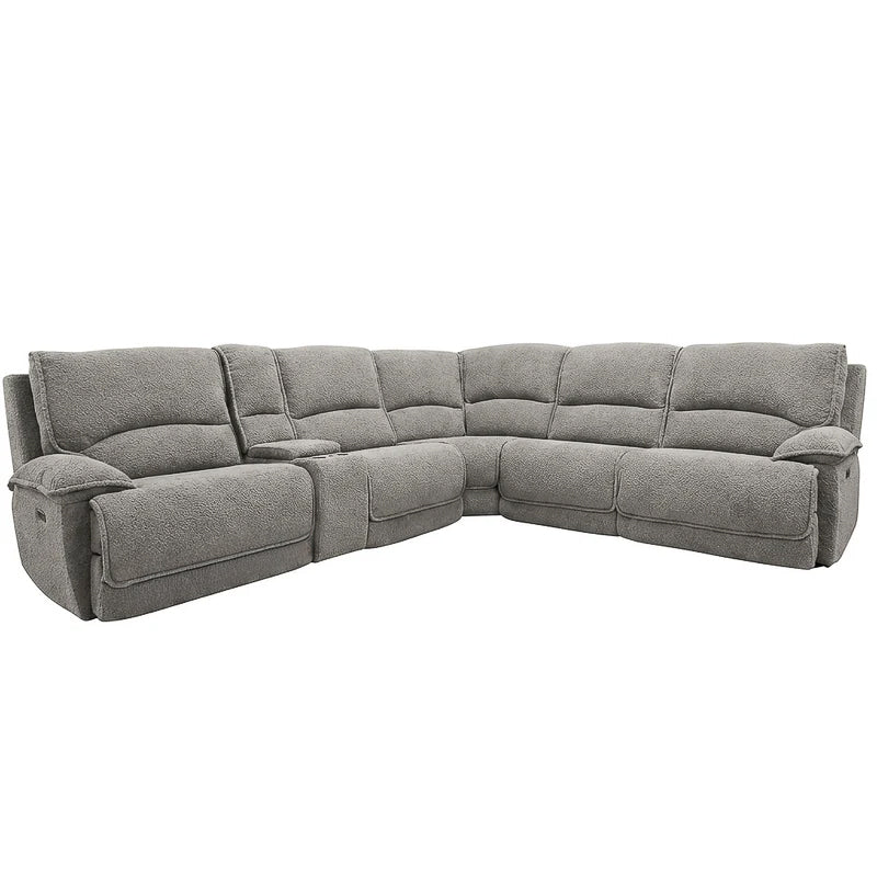 Fluffy Fossil Power Reclining Sectional