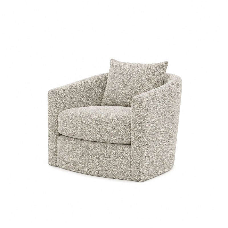 Becker Oatmeal Swivel Chair