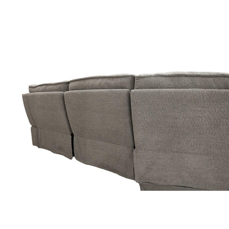 Fluffy Fossil Power Reclining Sectional