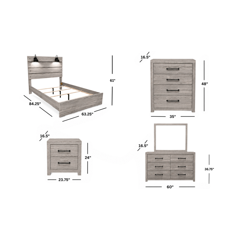 FREE Queen Mattress w/ Purchase of Frisco Bedroom Set