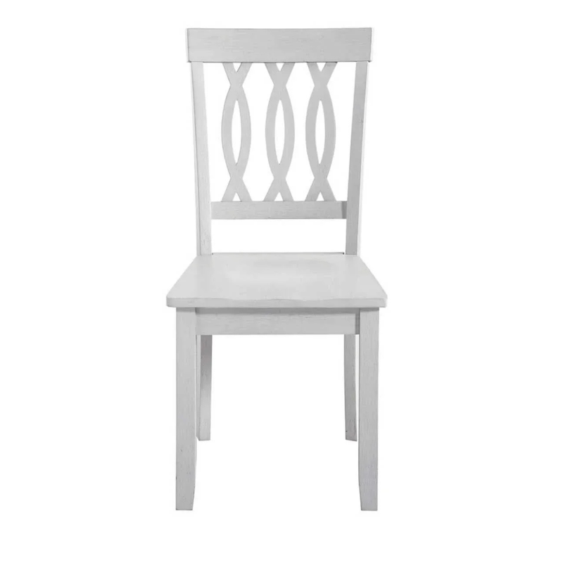 Naples White Side Chair