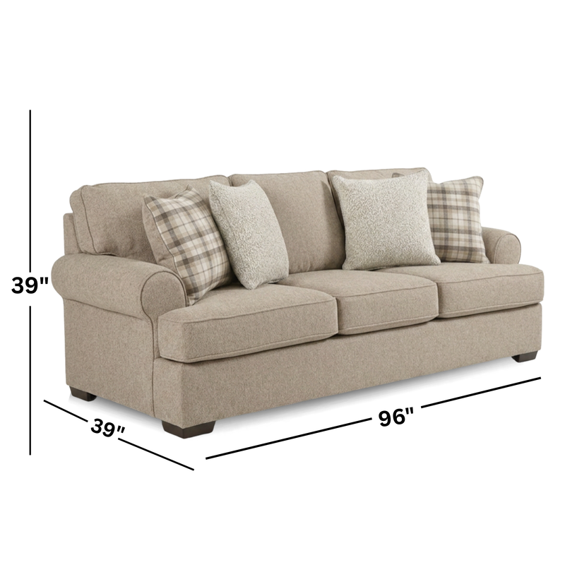 Becker Oatmeal Sofa