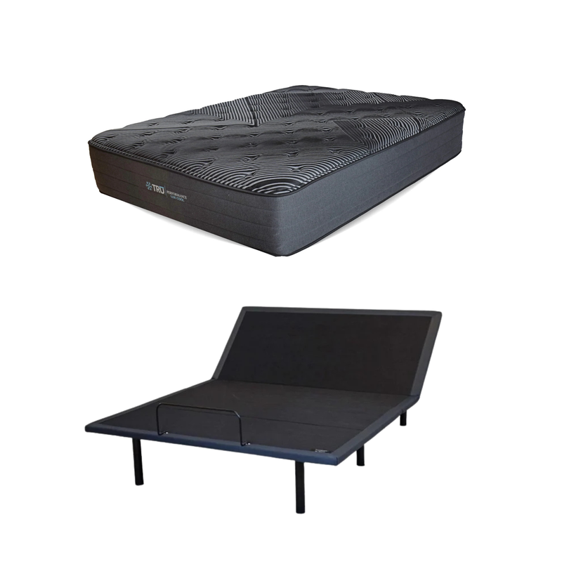 FREE Beauty Rest Adjustable Bed Base w/ Purchase of Queen Plush or Firm TRU Black Mattress