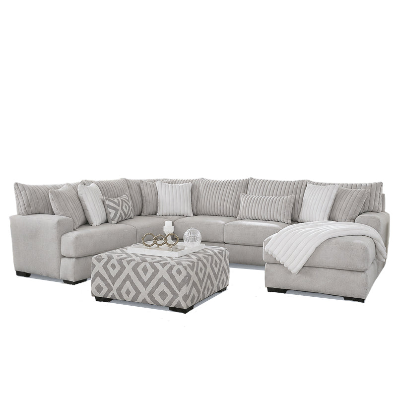 FREE Mondo Tweed Ottoman with Purchase of Mondo Tweed 3Pc Sectional