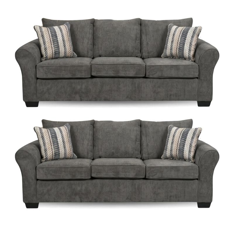 Buy one Britta Grey Stone Sofa and Get One FREE!