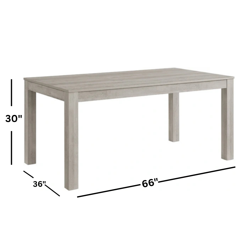 FREE Eleanor White Dining Bench w/ Purchase of Eleanor White Table and Four Chairs