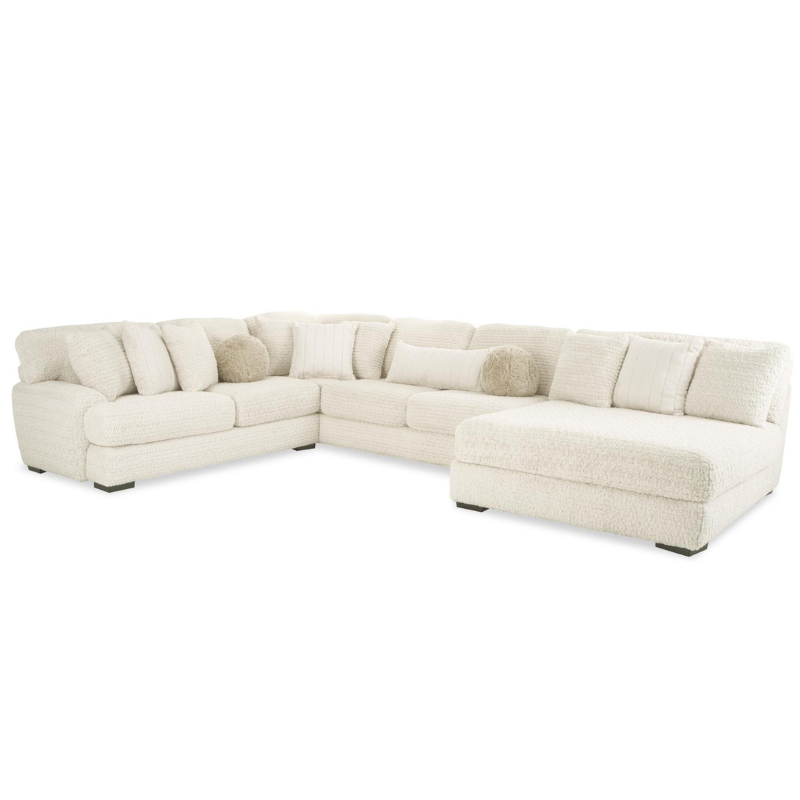 Doodle Ivory 3pc Sectional