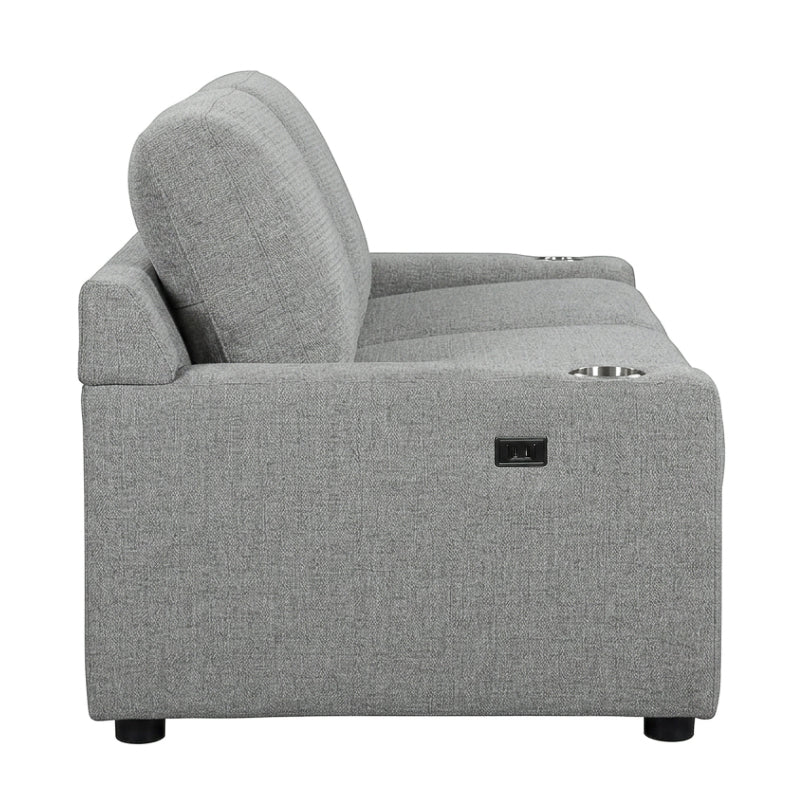 Bryce Pop Up Sleeper Love Seat W/ Two Stainless Steel Cup Holders