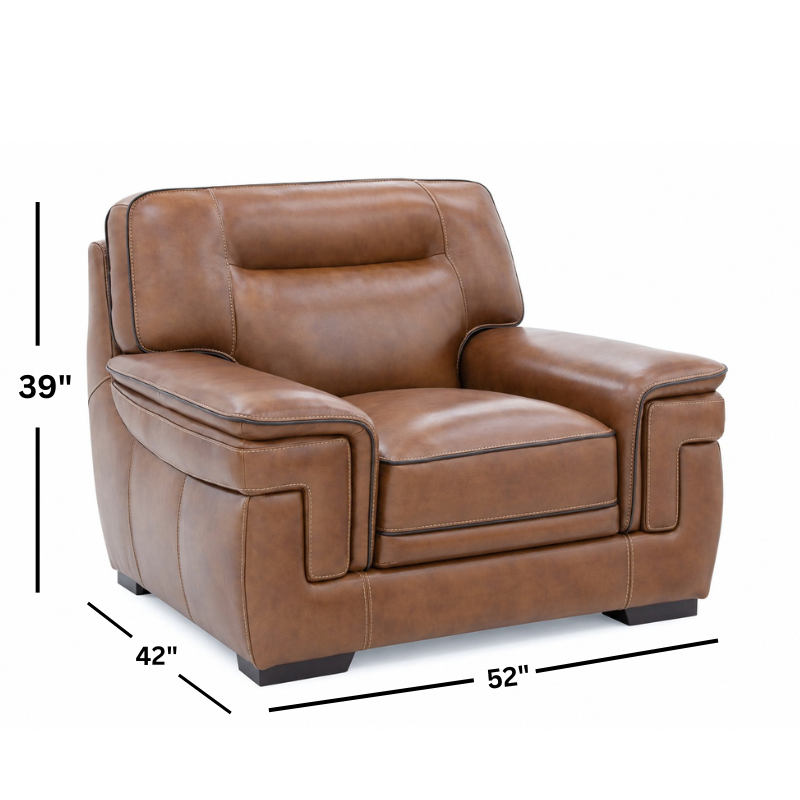Venetian Honey Leather Chair