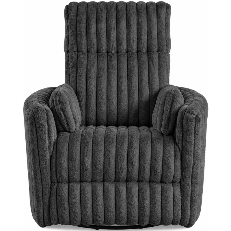 Gunmetal Swivel Glider Recliner