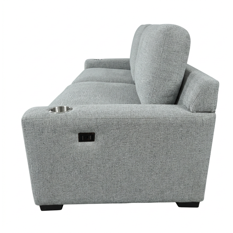 Bryce Sofa w/ Storage & Two Stainless Steel Cup Holders