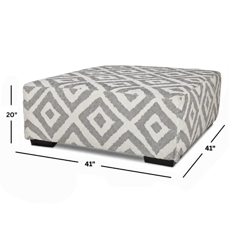 Mondo Tweed Ottoman