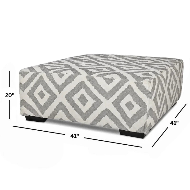 FREE Armless Chair & Ottoman with purchase of the Mondo Tweed 3 Pc Sectional