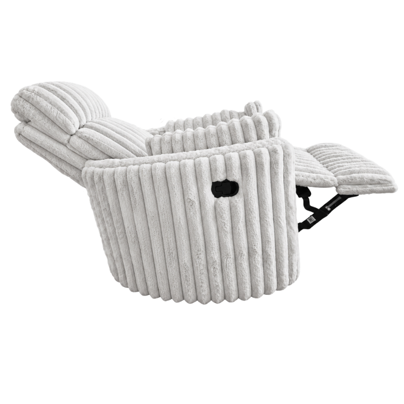 Silver Swivel Glider Recliner