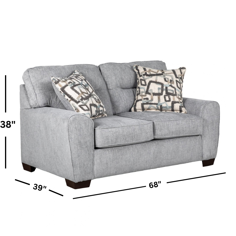 Renzo Marble Loveseat