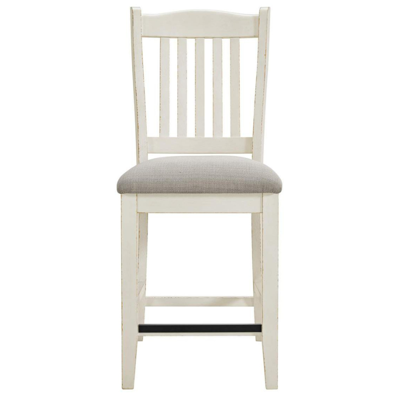 Bellevue Slat Back Counter Chair w/ Beige