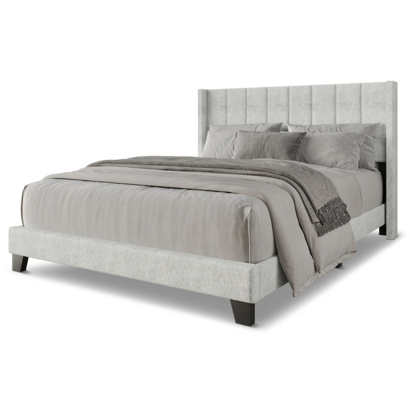 Aaron Upholstered Queen Panel Bed
