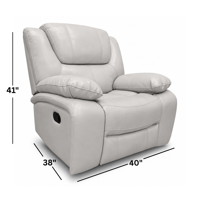 Bolero Fog Manual Glider Recliner
