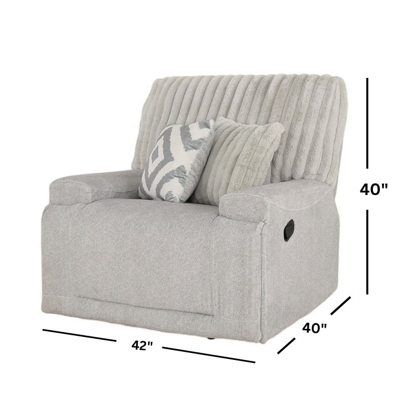 Mondo Silver Recliner