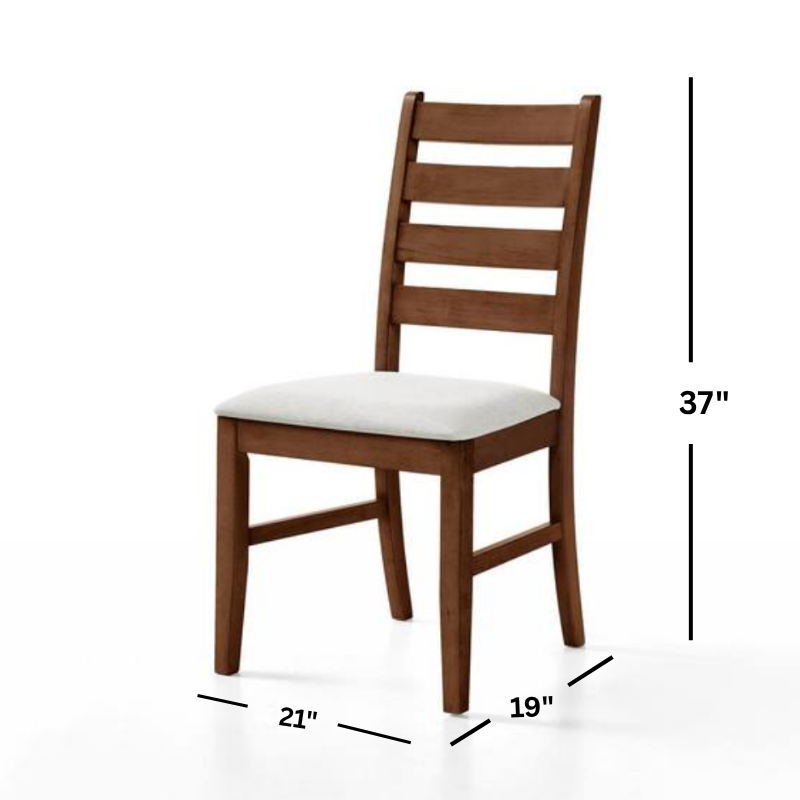 Pascal Walnut Ladderback Dining Chair