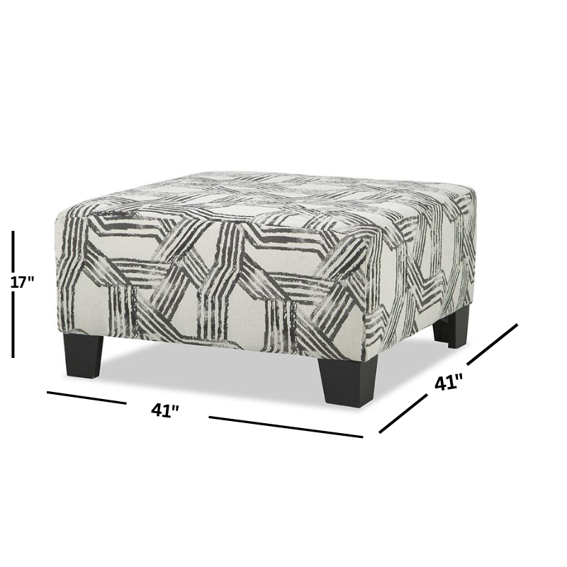 Fandango Slate Ottoman