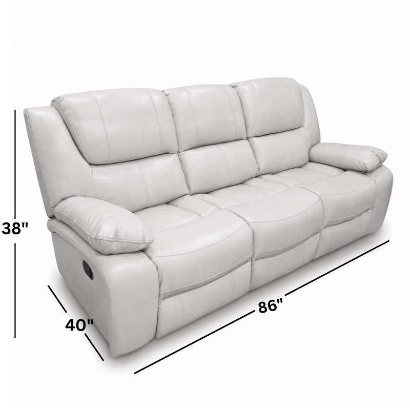 Bolero Fog Manual Reclining Sofa
