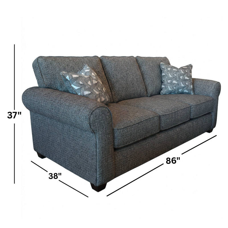 Collins Sofa in Sugarshack Onyx