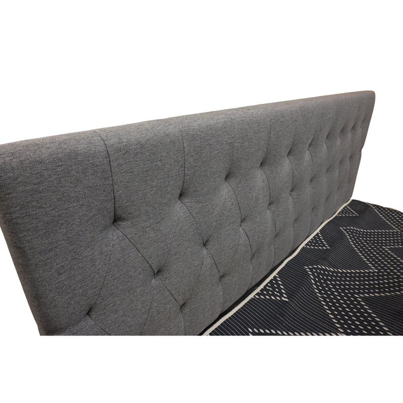 Iris Stone Queen Panel Storage Bed