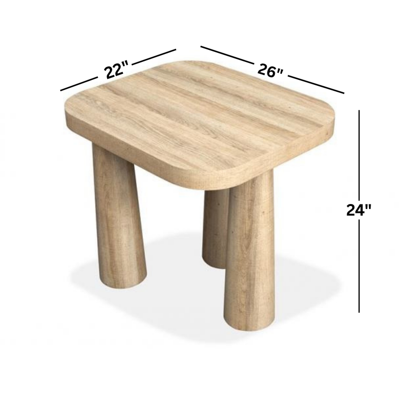 Lanfer Rectangular End Table
